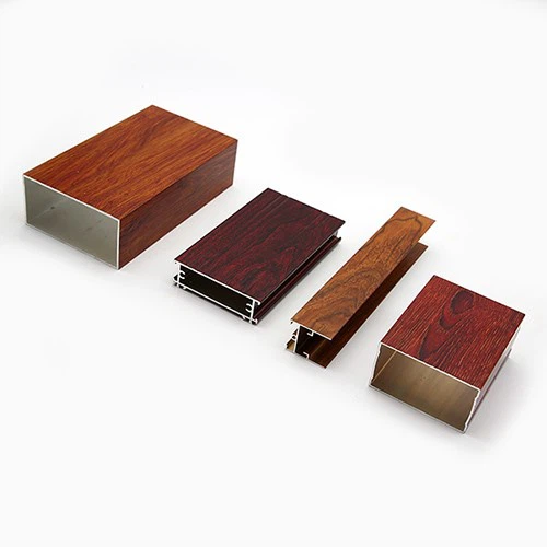Wood-Grain-Powder-Coating-Aluminum-Profile-Extruded Wood-Grain-Powder-Coating-Aluminum-Profile-Extruded