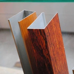 U-vormige aluminium extrusie